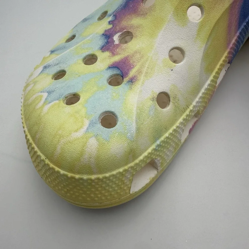 Croc Men's Size 11 Women's 13 Classic Unisex Clog Summer Garden Pastel Tie-Dye